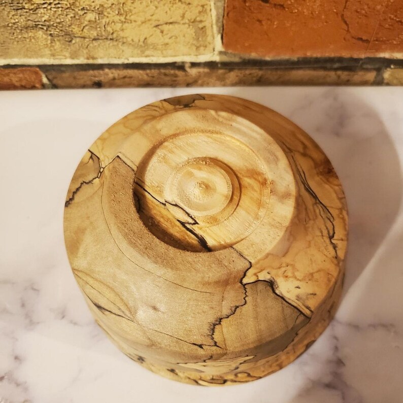 Homemade Handturned Spalted Maple Wood Bowl Table Decor Gift Etsy