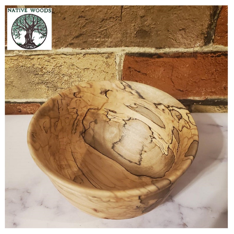Homemade Handturned Spalted Maple Wood Bowl Table Decor Gift Etsy