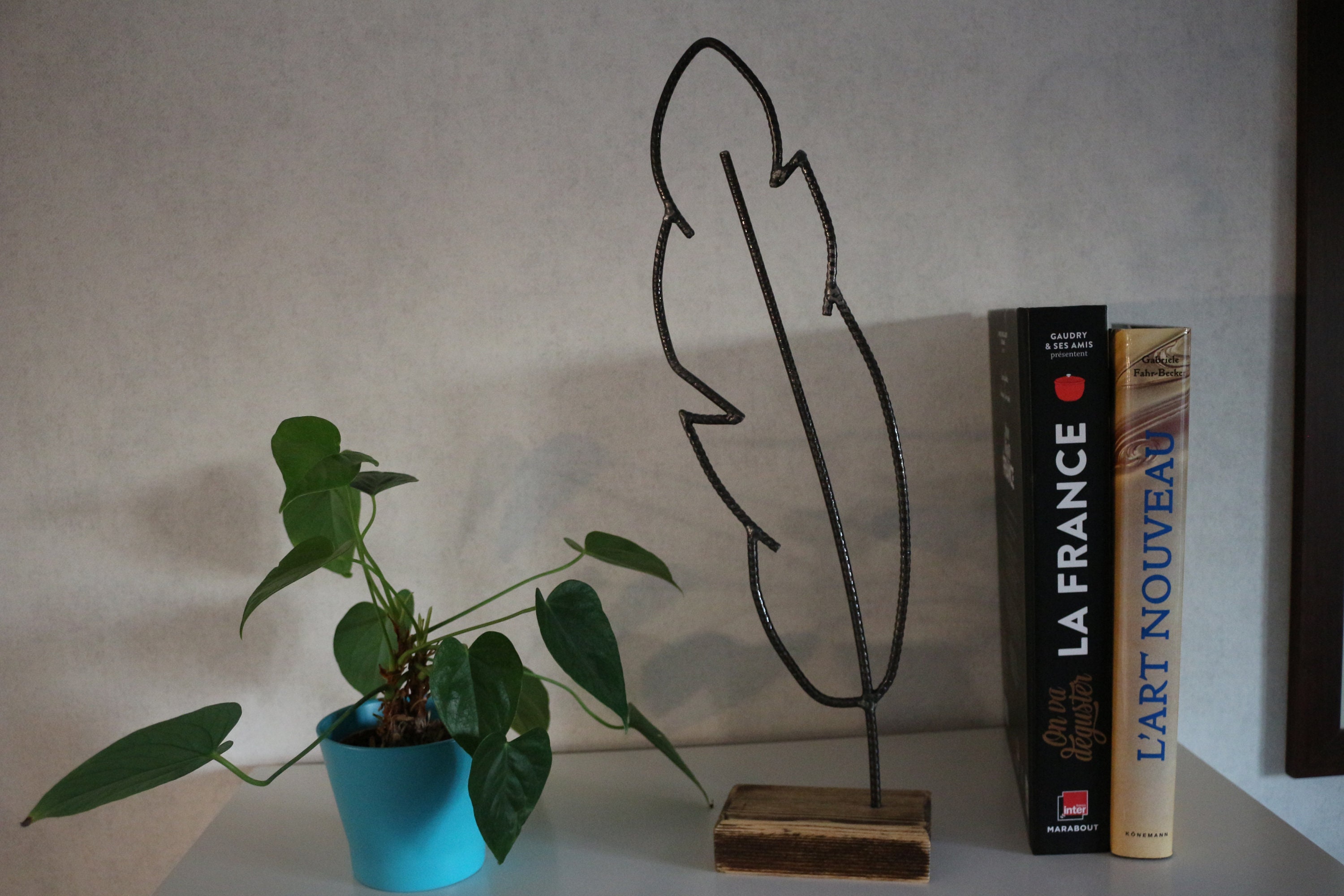 Plume Design Déco Métal