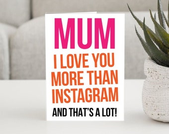 Mother’s Day Birthday Card for Mum, Gift for Mum, Funny Card UK, To Mum