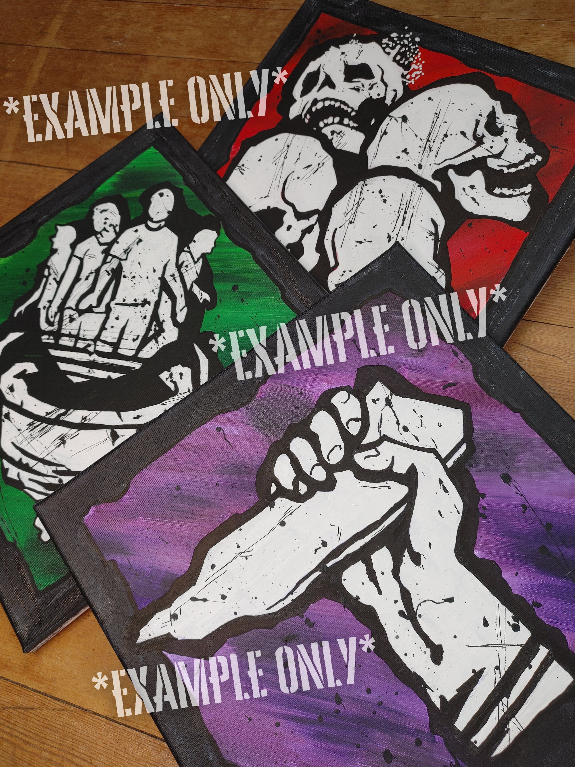 YOUR CHOICE - Dead by Daylight Killer OR Survivor Perk - 12"x12&…