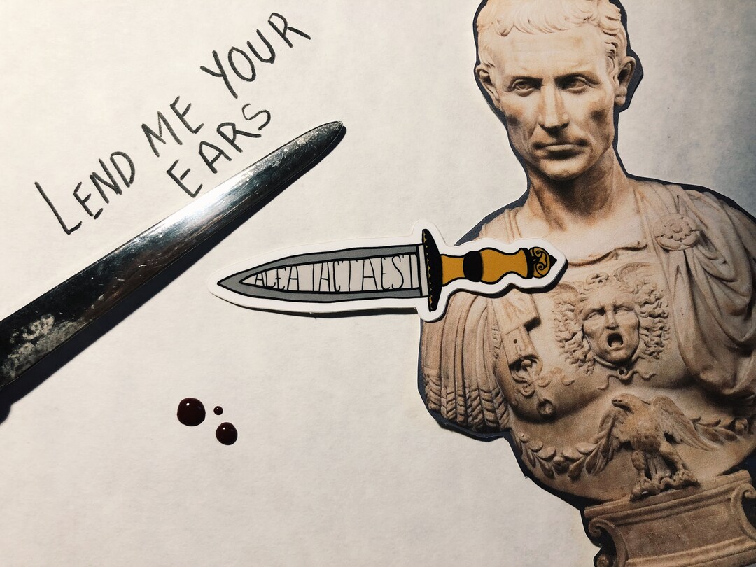 Alea Iacta Est Julius Caesar Sticker - Etsy