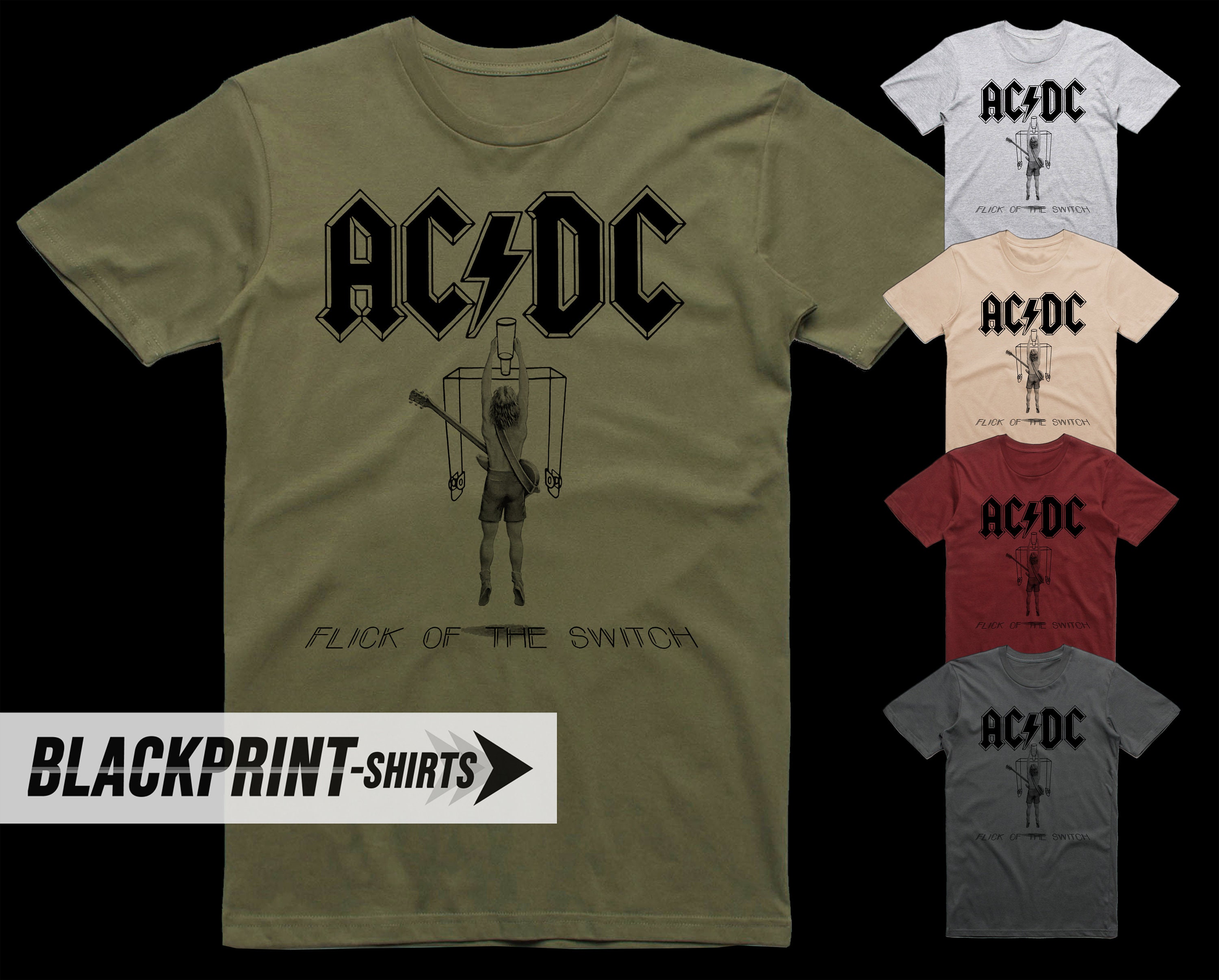 ACDC Flick of the Switch Poster T Shirt 