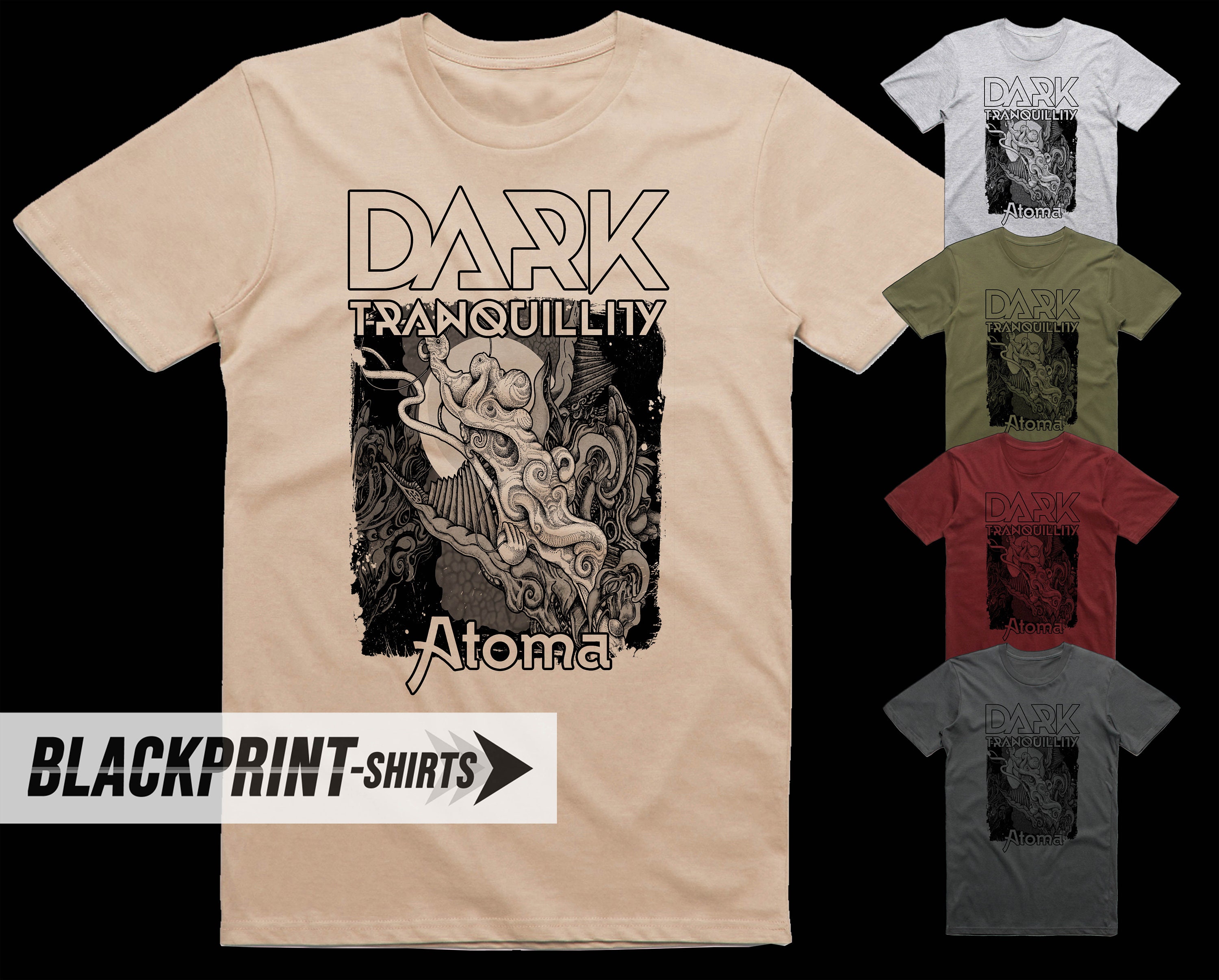 Dark Tranquillity T Shirt Cotton Men's - Etsy