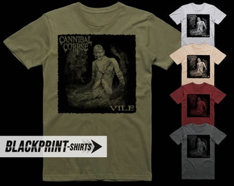 Cannibal Corpse Vile v1 T-shirt black death metal sizes S-5XL