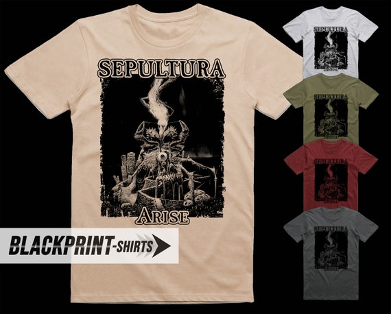Sepultura Arise V2 T Shirt Cotton Men's 