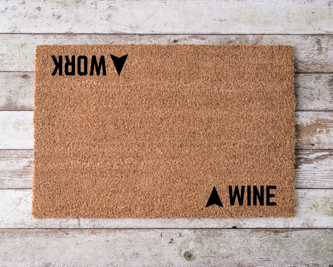 Wine Doormat Wine Door Mat Wine Mat Funny Doormat Etsy