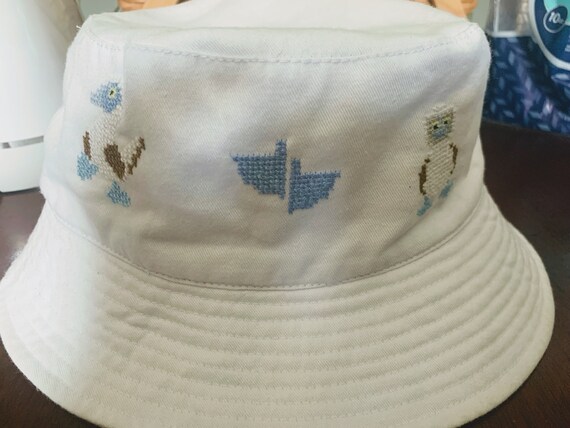 Cross Stitch Custom Bucket Hat - Etsy