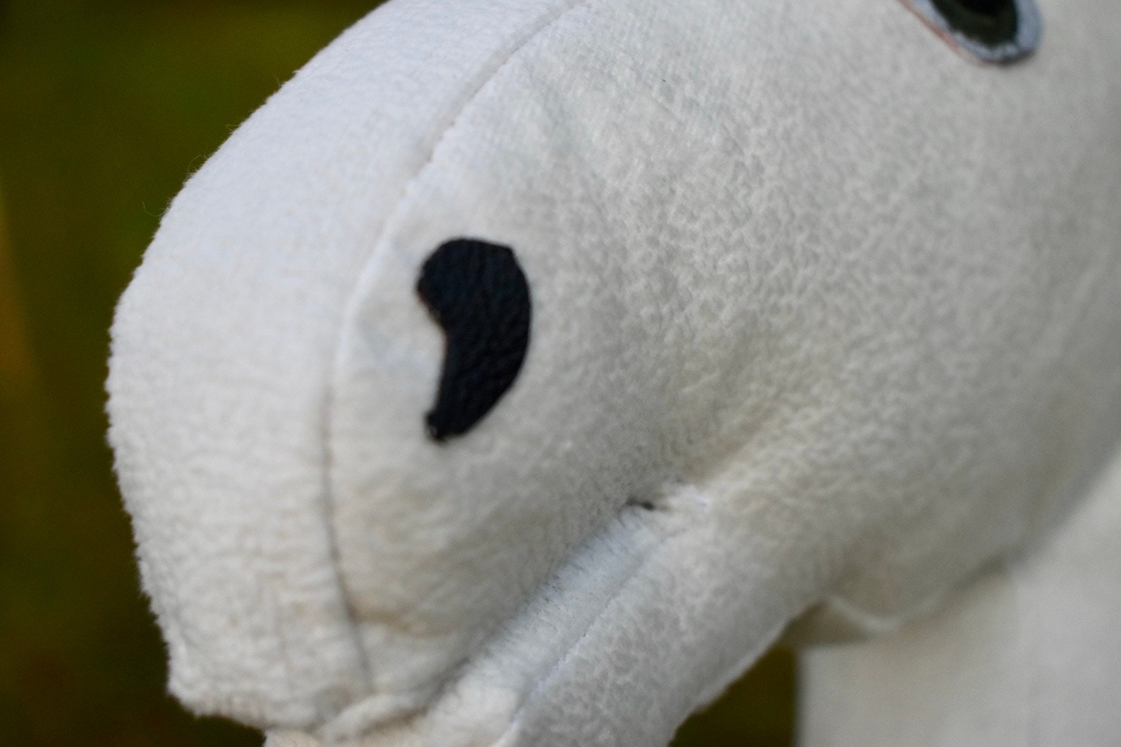 White Hobby horse with realistic eyes Etsy