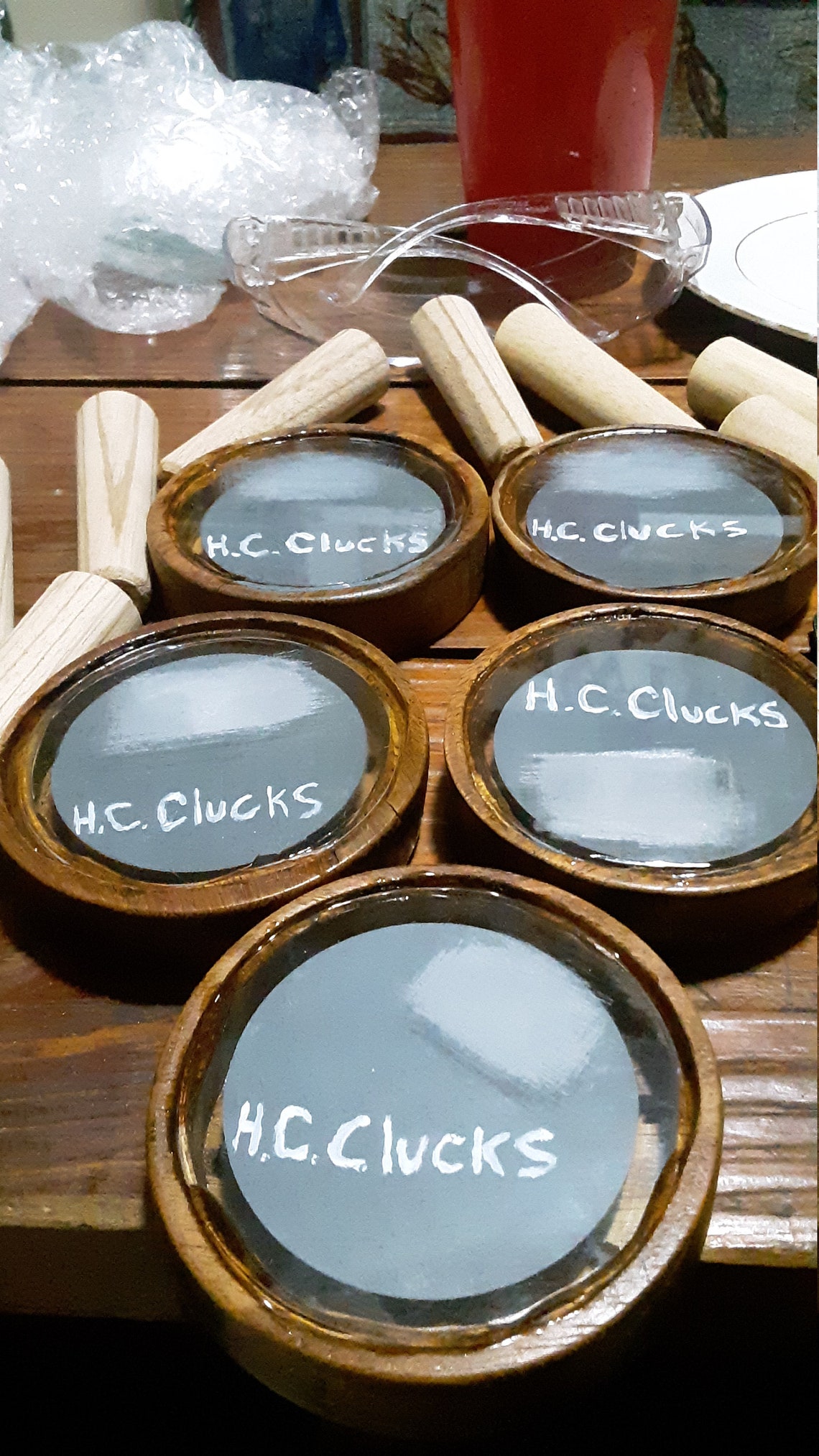 Turkey Call glass Over Slate Etsy