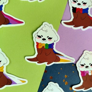 Sticker loutre LGBTQIA+