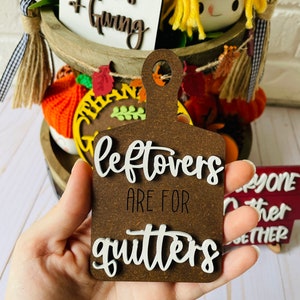 Thanksgiving Tiered Tray Set, Fall Farmhouse Decor zdjęcie 3