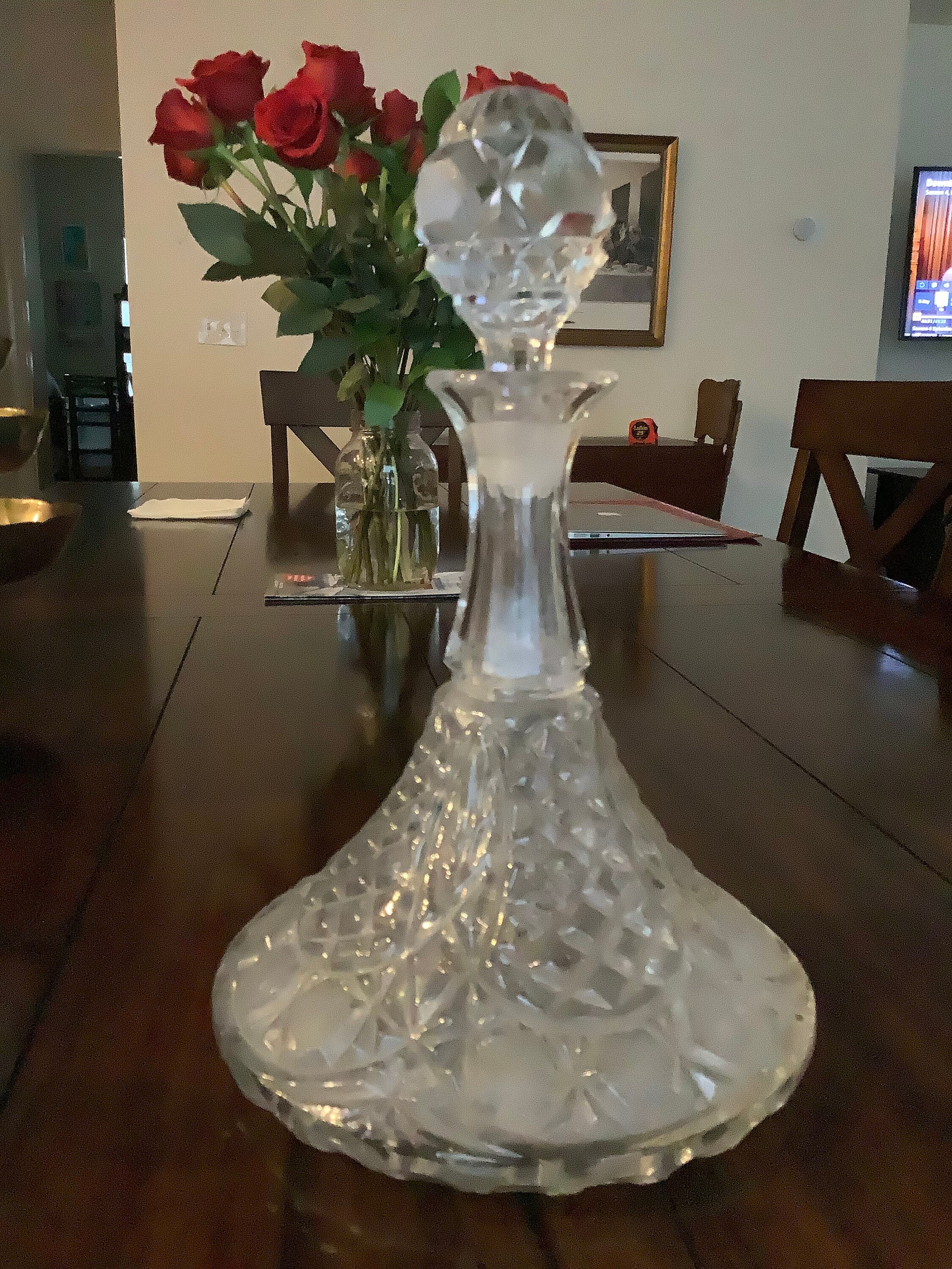 Heavy Crystal Decanter Etsy