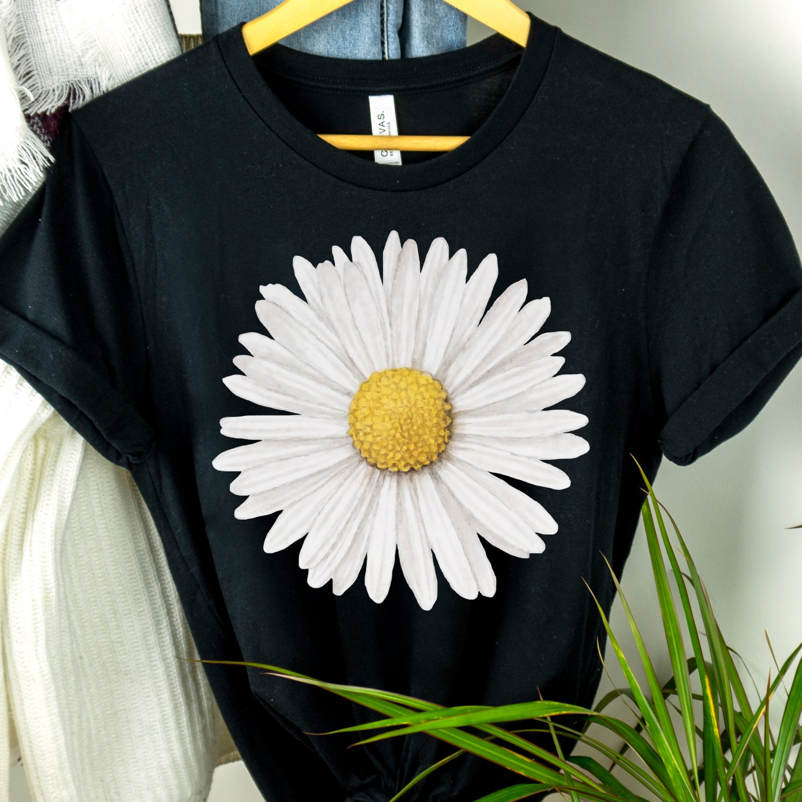Daisy Shirt Daisy Lover Shirt Daisy Woman Shirt Flower | Etsy