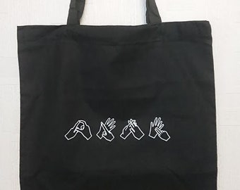 BSL on tote bag