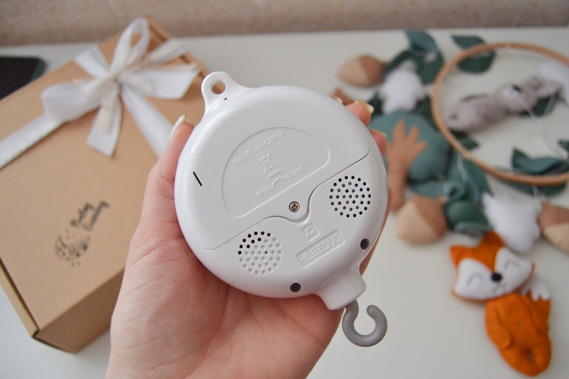 Baby Mobile Music Box Rotating Music Mechanism Spinning Motion Etsy