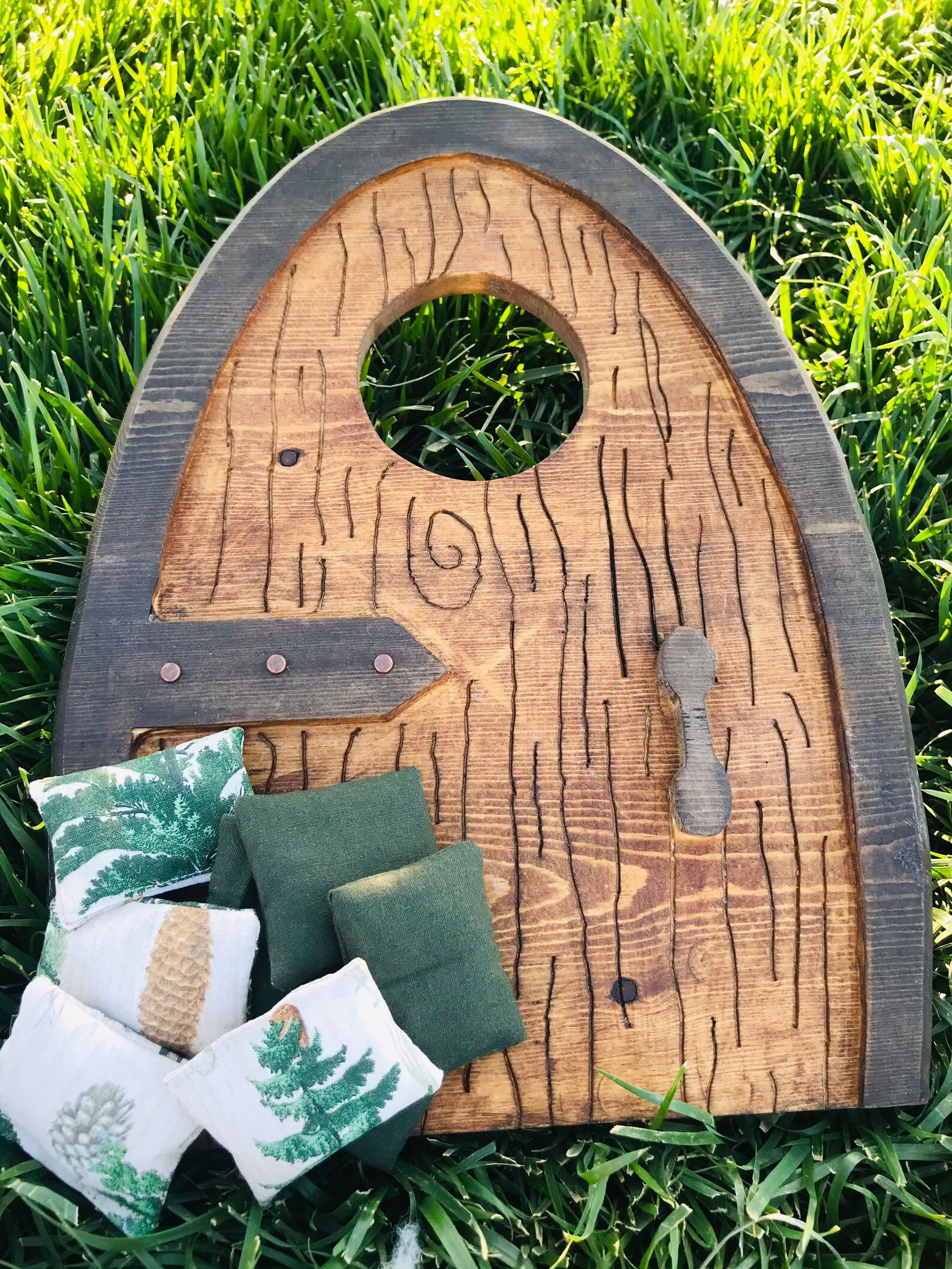 Gnome Hole / Juego compacto de bolsa de frijoles Toss / Juegos | Etsy