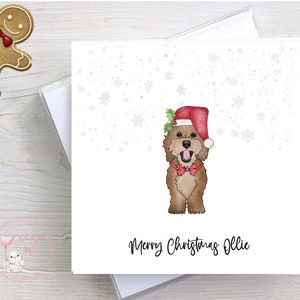 Carte de Noël pour chiens Animaux de compagnie