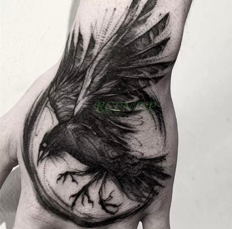 Raven Temporary Tattoo Realistic Witchy Tattoo Bird - Etsy Finland Raven Temporary Tattoo Realistic Witchy Tattoo Bird - Etsy Finland