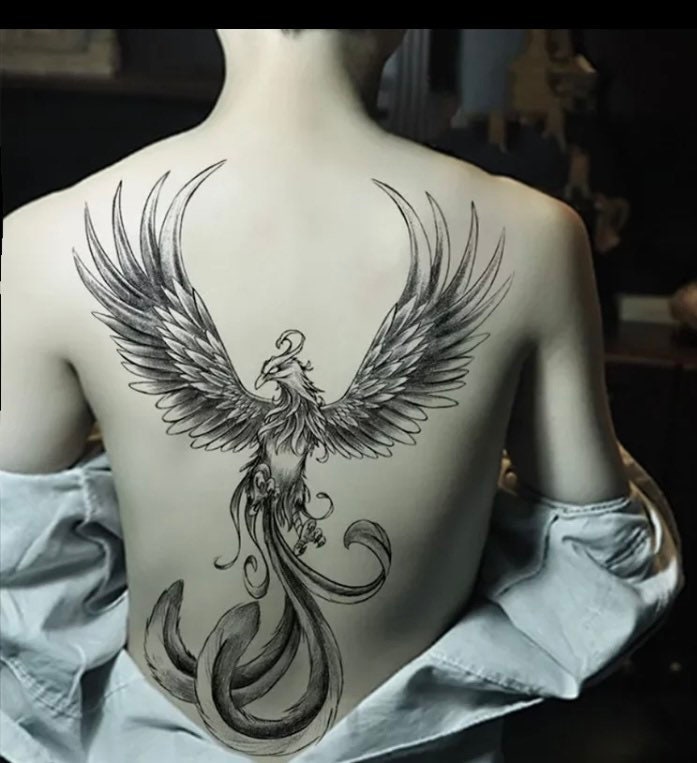 Phoenix back tattoo by phoenix-rise on DeviantArt