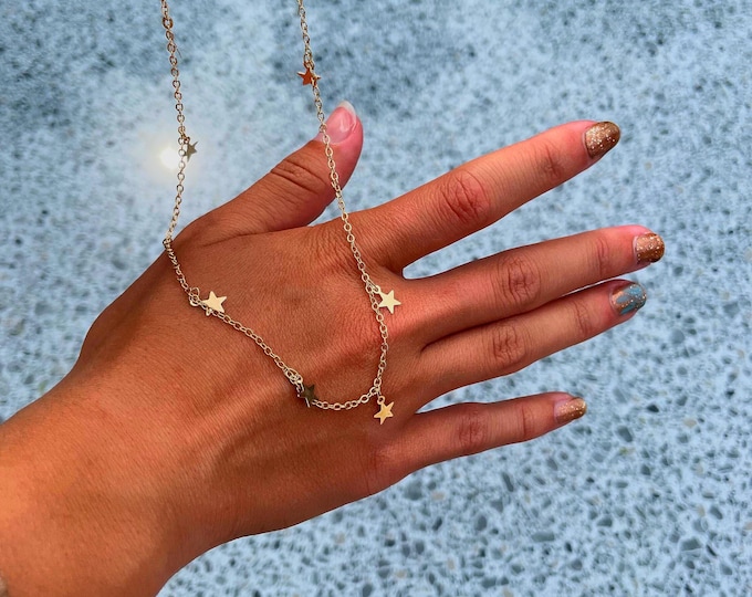 Dainty Gold Star Charm Necklace