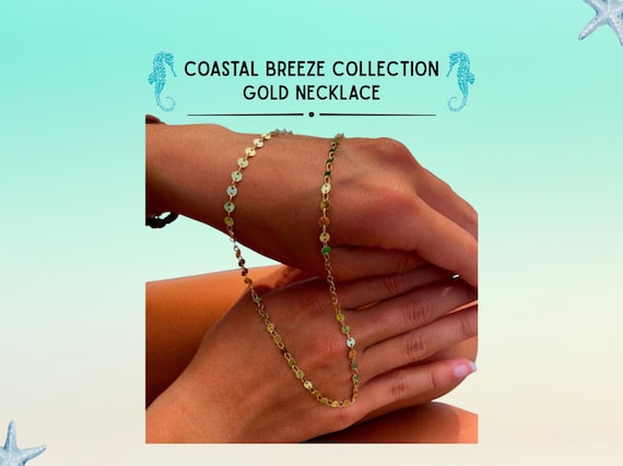 Gold Delicate Dainty Chain Necklace