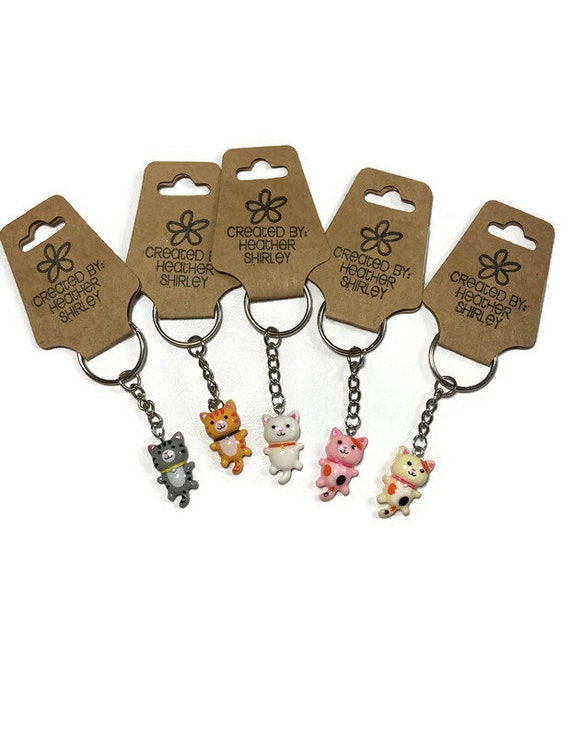 Kitty Cat Charm Key Chain