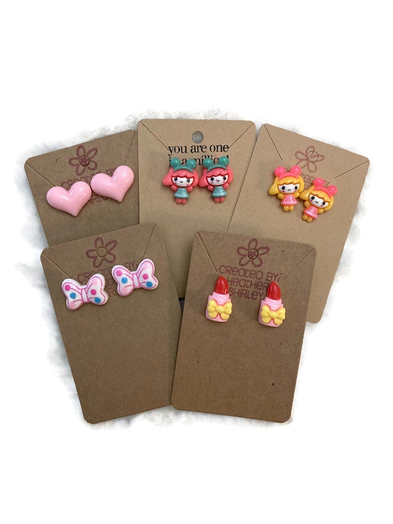 Last One! Super Cute Little Girl Earrings