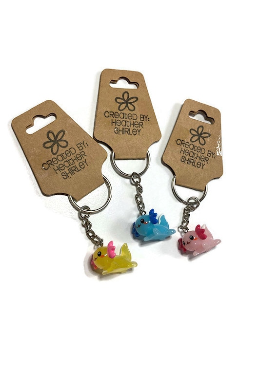 Axolotl Key Chain, Strong Key Chain, Sea Creatures