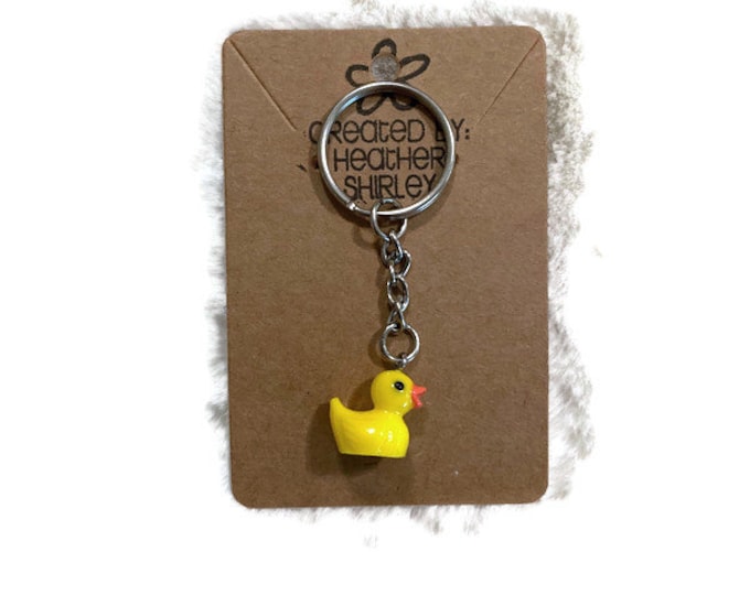 Rubber Ducky Keychain