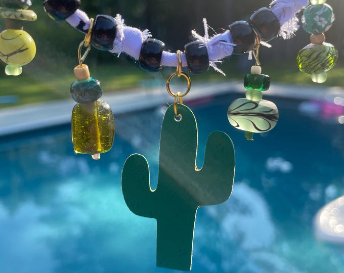 Bandana Cactus Necklace
