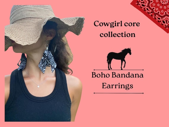 Bandana Earrings Multiple Colors