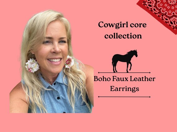 Lace Flower Shaped Dangle Earrings