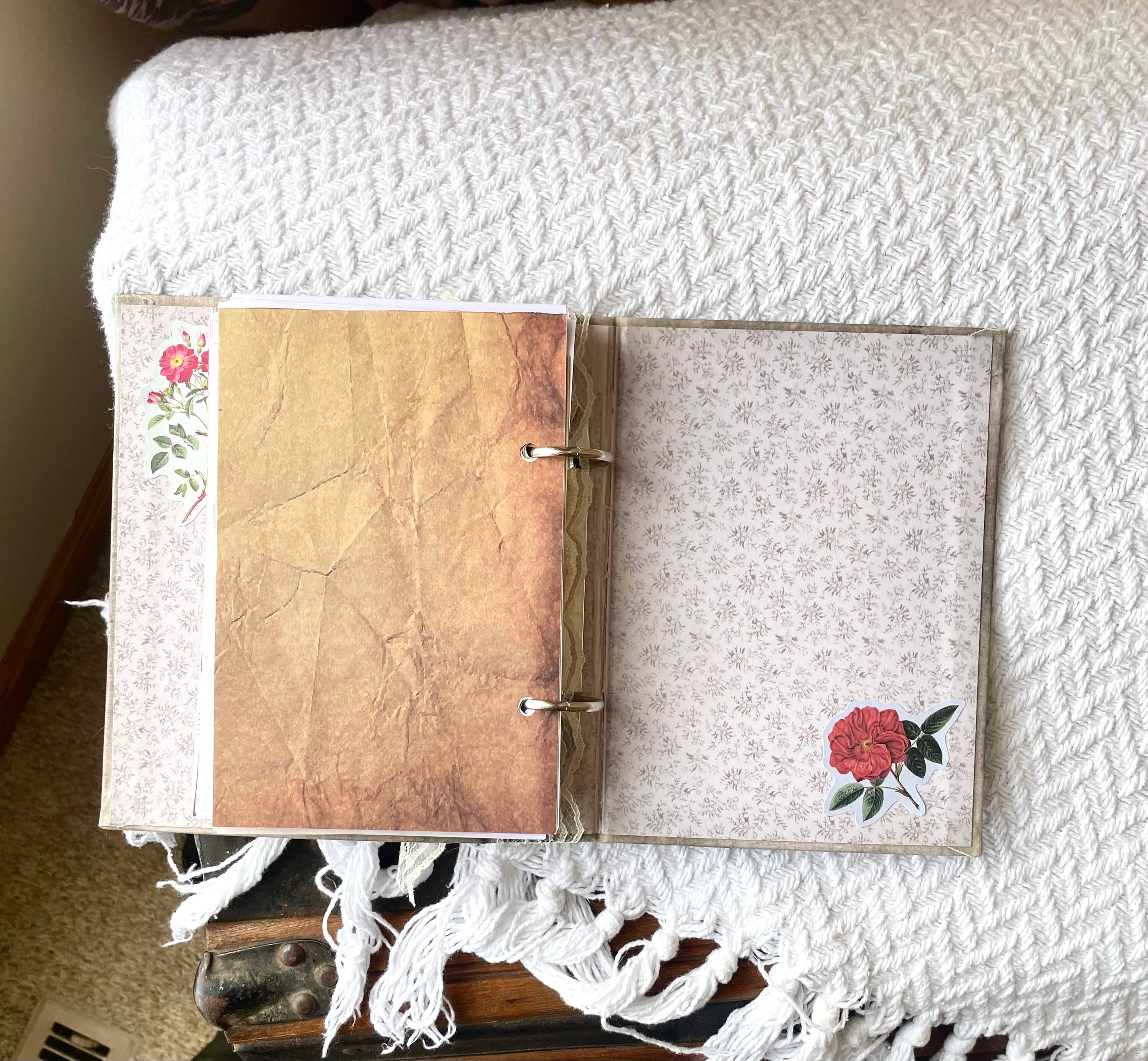 Mini Junk Journal Handmade Journal Binder Diary Writing Etsy