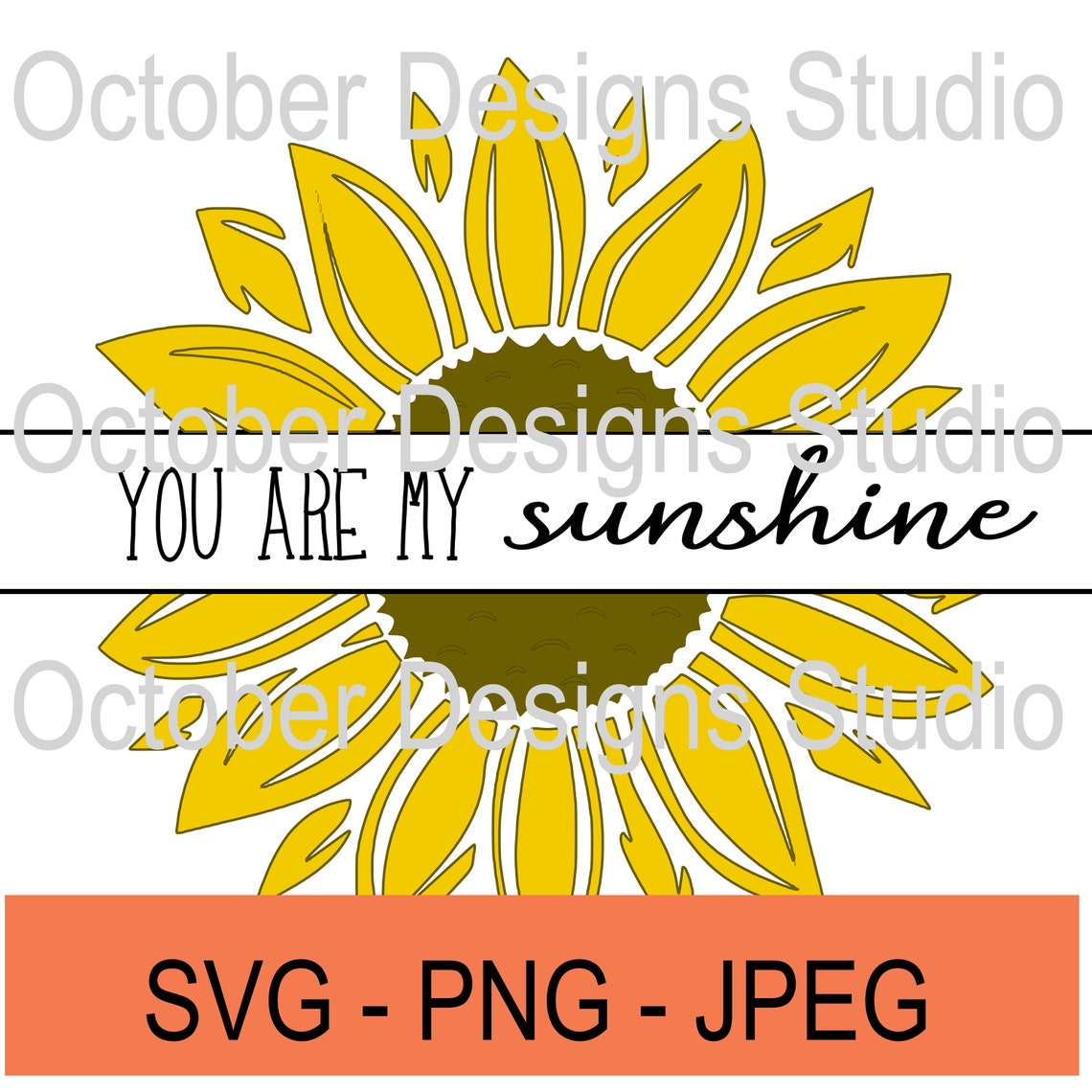 Sunflower SVG You Are My Sunshine SVG Faith Hope Love SVG ...