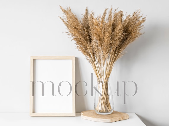 Modern wood mockup, Vertical mockup, Boho mockup frame, Wooden mockup frame, Wood mock up, A4 mockup frame, Wood floor, Wood frame