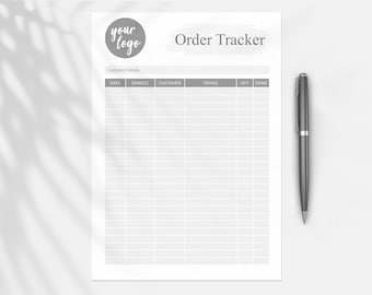 Order Tracker Template | Etsy