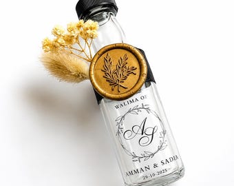 Botella de Zam Zam de 50 ml personalizada, vacía o llena.