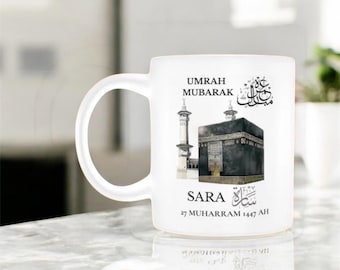 Taza islámica personalizada para el Hajj/Umrah