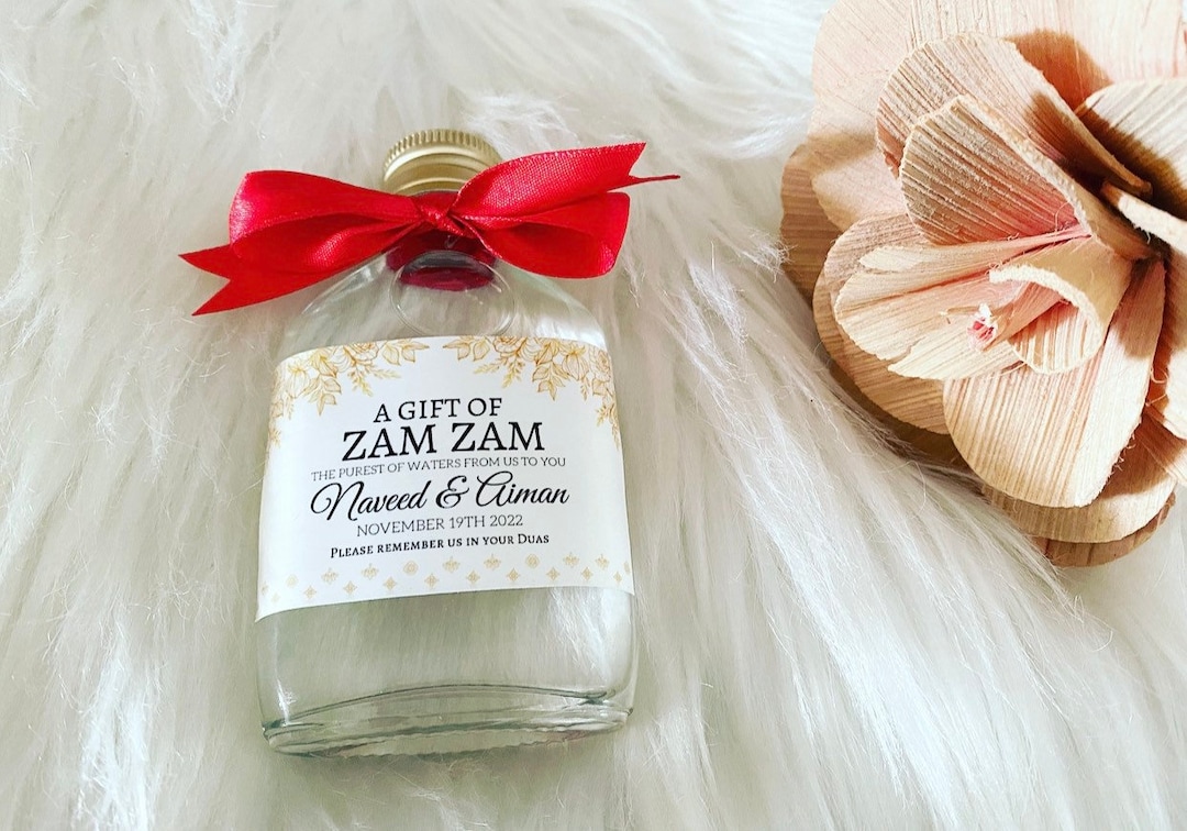 Flask Personalised Zam Zam Bottles Various Sizes Filled or Empty Etsy