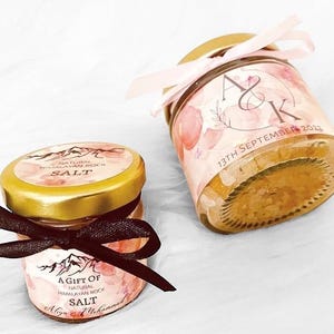 Bomboniere personalizzate per matrimonio in sale himalayano (varie misure)