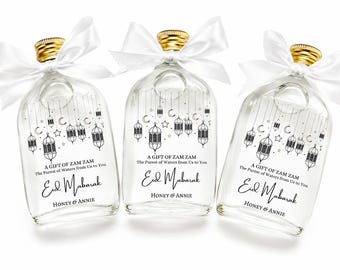Botellas personalizadas de Zam Zam de Flask - Especial Eid