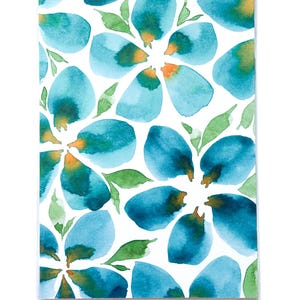 Floral Watercolour Card