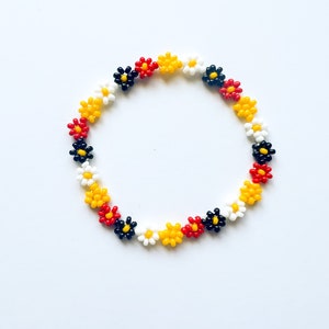 INDIGENOUS SUNFLOWER BRACELET - medicine wheel