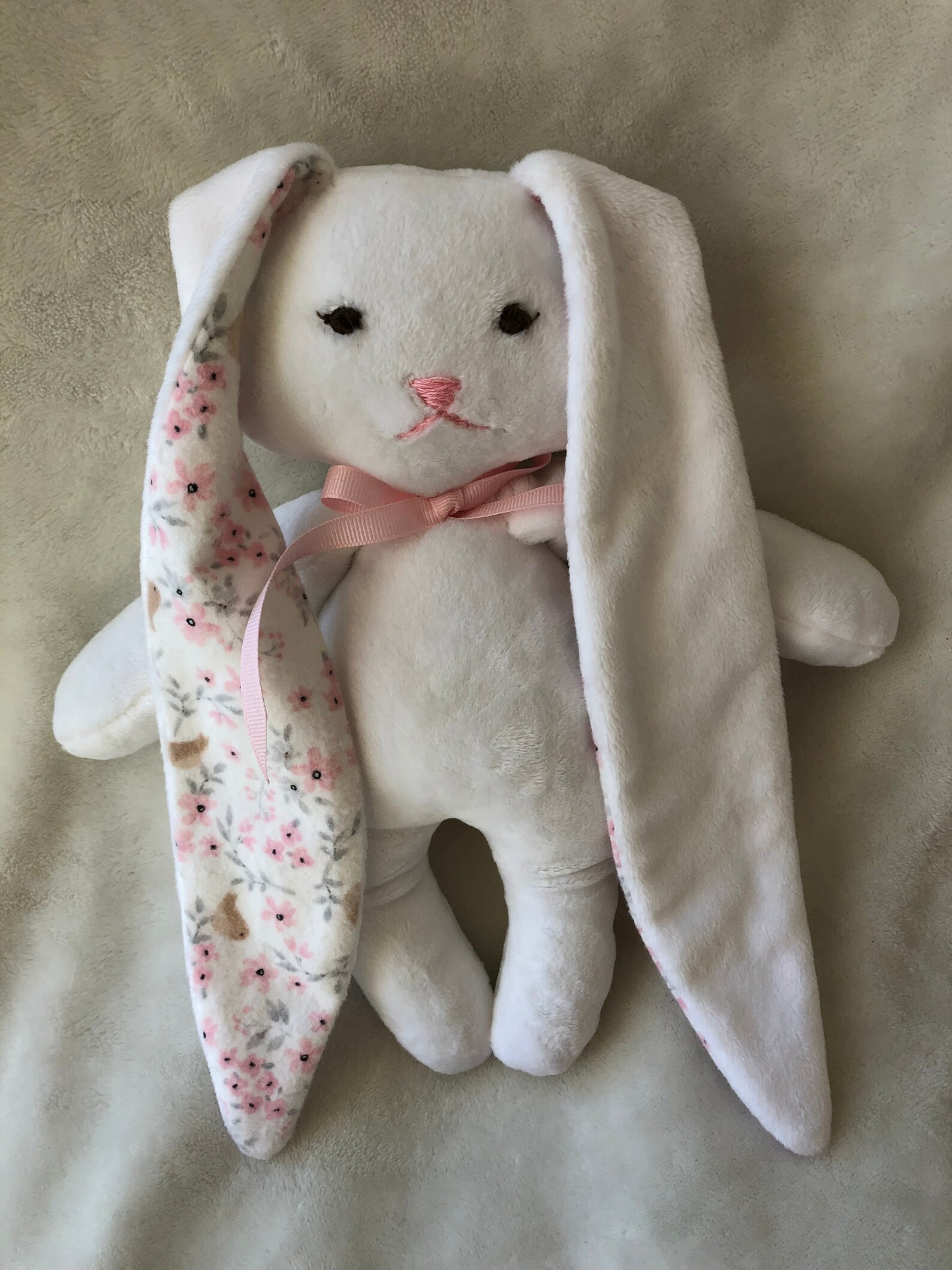 Snuggly Soft Minky Bunny - Etsy