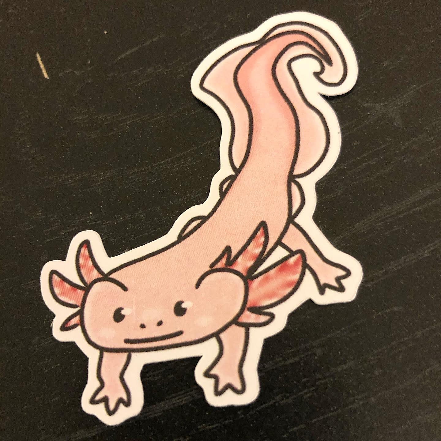 Axolotl Sticker Etsy