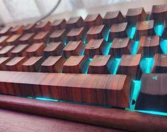 Custom Wooden Keyboard