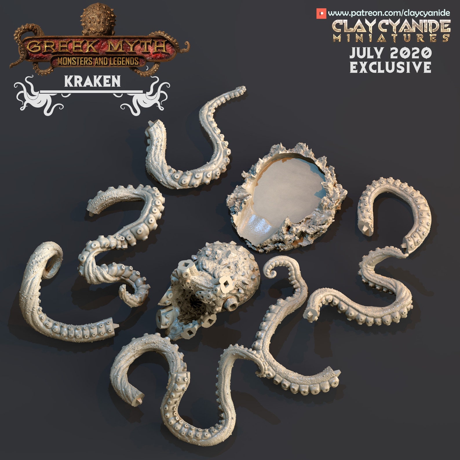 Kraken Gigantic Sea Monster Terror Of The Deep Greek Etsy UK