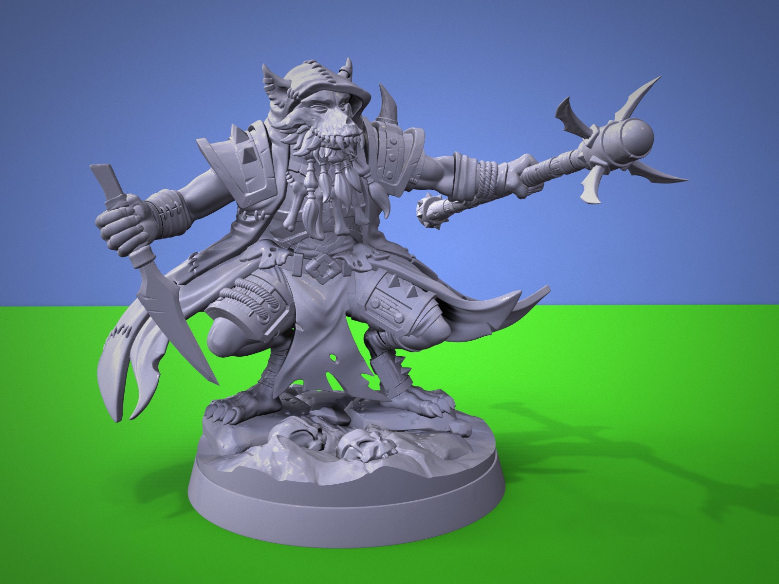 Toys & Games Miniature Toys STL Miniatures Bases Werewolf Brood Coven