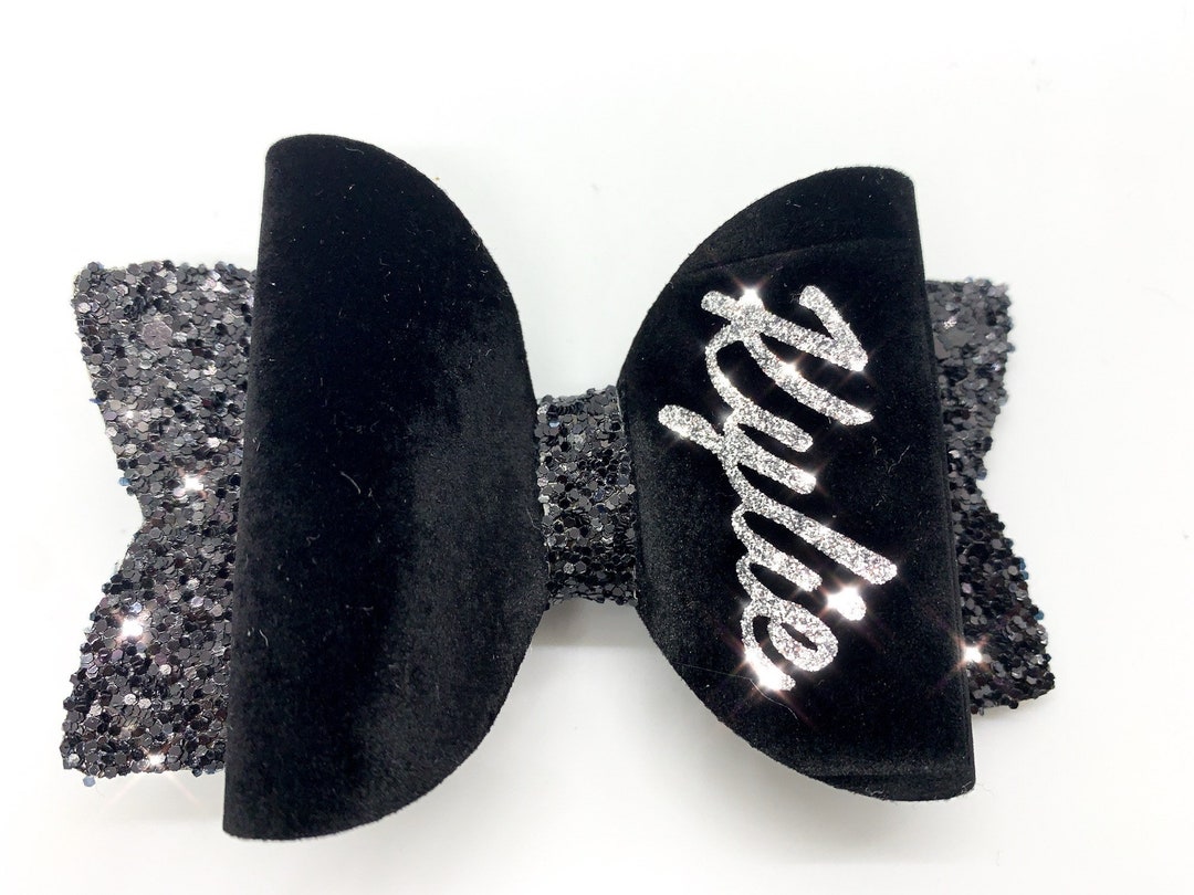 Personalized Hair Bow Custom Name Hair Bow Girls Hair Bow Etsy